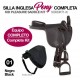 Silla Inglesa Pony y Caballo Miniatura Completa