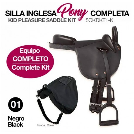 Silla Inglesa Pony y Caballo Miniatura Completa